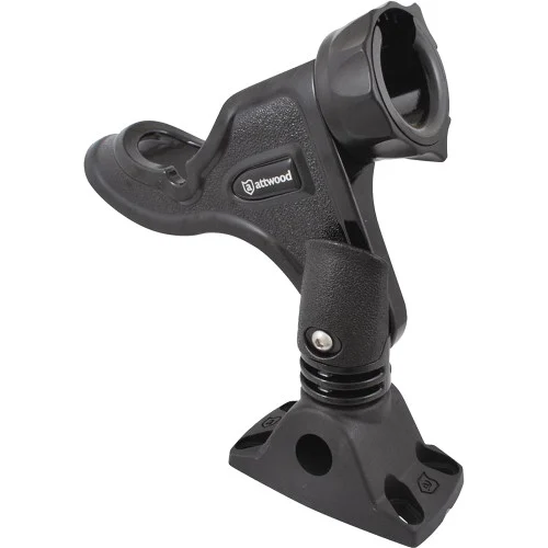 Attwood Marine Boat Pro Series Rod Holder w/Combo Mount Black 5010-4