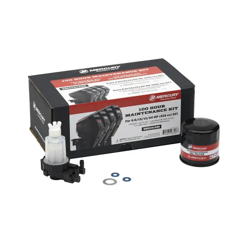 OEM Mercury 100 Hour Maintenance Service Kit 15-20HP EFI FourStroke 0R833820 & above 8M0151469
