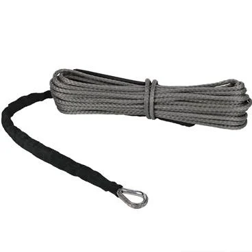 Extreme Max 5600.3081 "The Devil's Hair" Synthetic ATV / UTV Winch Rope - Gray