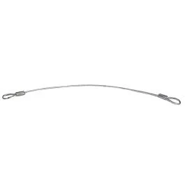 6” Stainless Steel Nylon Coated Lanyard