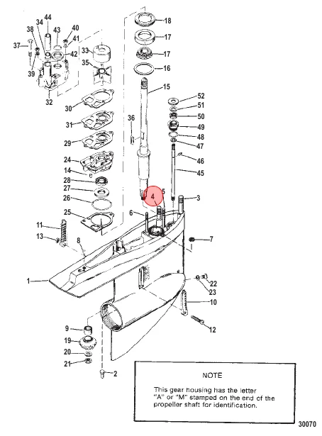 Mercury / Quicksilver STUD 16-56298