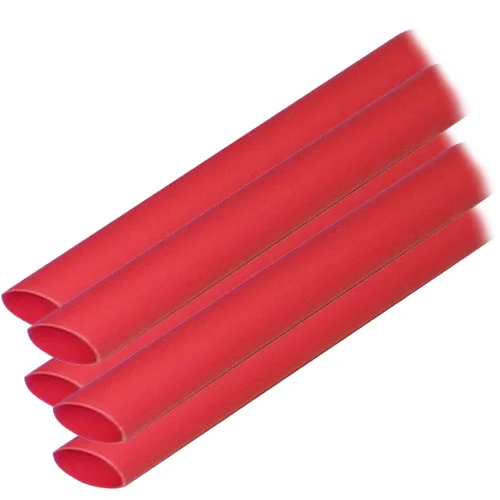 Ancor Heatshrink Tube 3/8X6 Red 5/Pk 304606