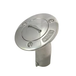 6006S-30 - SS Deck Fill, 30°, Water, 1-1/2", 3-1/2" Diameter Flange