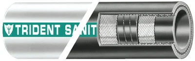 Trident hose - Prem Sani White 1-1/2 X12.5' - 1021124