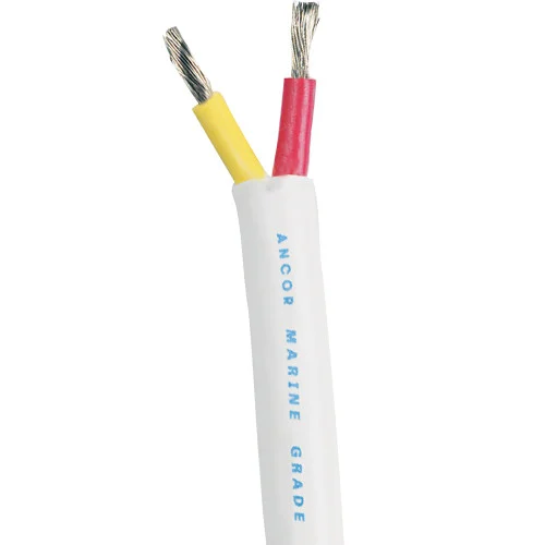 Ancor 16/2 White Round Duplex Cable 100' 126710