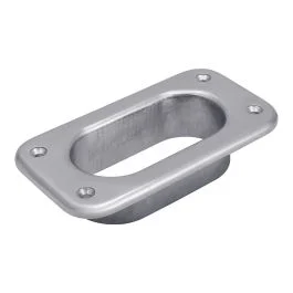Stainless Rectangular Hawse Pipe, 4" x 2"