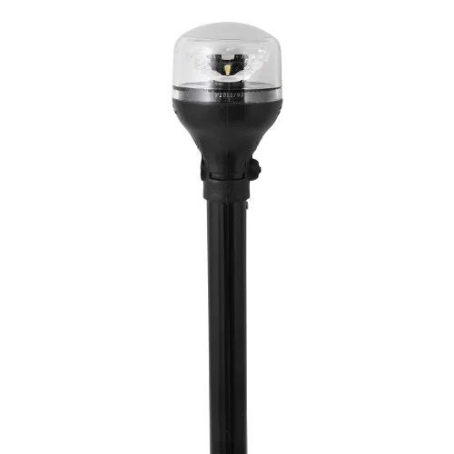 Attwood Marine Light-LED Fold Down 12 Black 5558-P12A7