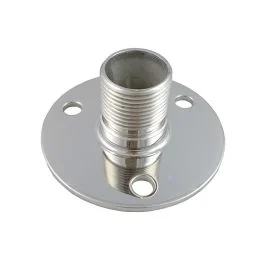 Fixed Stubby Stainless Antenna Deck Mount
