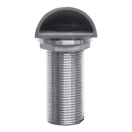 316 Stainless Steel Clam Shell Thru Hull Tank Vent, Straight 1"