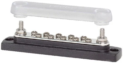 Blue Sea Systems - Busbar Plus 10 Gang Comm W/cov - 2300