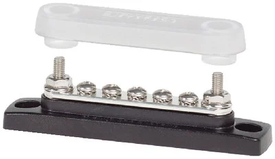 Blue Sea Systems - Mini Bus 5x8-32 Common W/cover - 2314