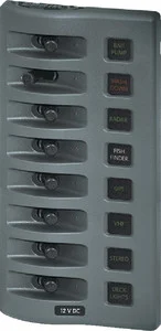 Blue Sea Systems - Waterproof Panel 8 Pos - 4308