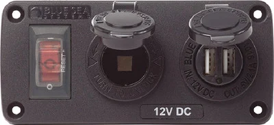 Blue Sea Systems - Pnl Acc H2o Usb Sckt - 4363