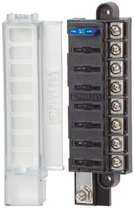 Blue Sea Systems - Fuse Block Stblade 8circ W/cvr - 5046