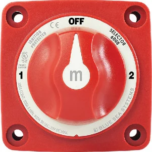 Blue Sea Systems - Switch Battery M 3 Pos Red - 6008