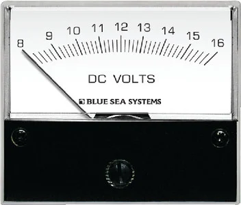 Blue Sea Systems - Voltmeter Analog 8-16 Vdc - 8003