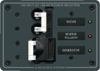 Blue Sea Systems - Panel 120vac 30a Source Selec - 8032