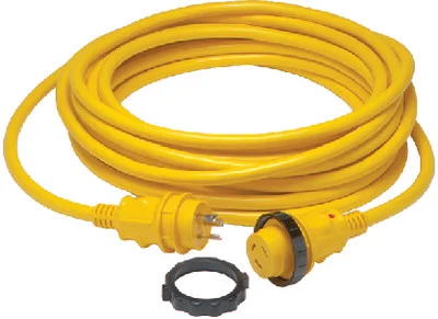 Marinco - 30a Shore Power Cord Yel 50ft - 199119