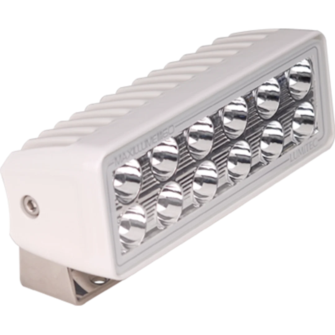 Lumitec Maxillume h60 - Trunnion Mount Flood Light - White Dimming - White Housing