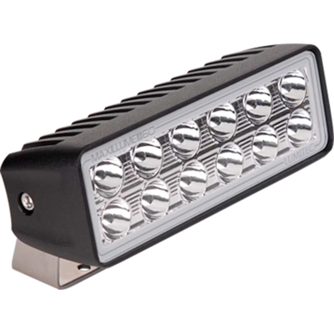 Lumitec Maxillume h60 - Trunnion Mount Flood Light - White Dimming - Black Housing