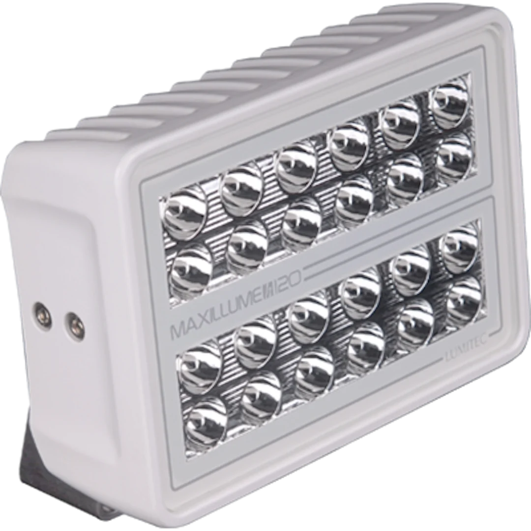 Lumitec Maxillume h120 - Trunnion Mount Flood Light - White Housing - White Dimming
