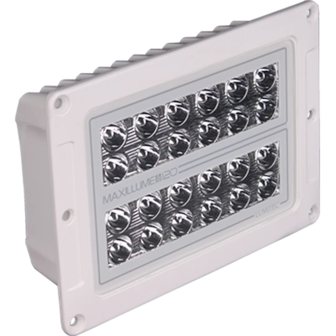 Lumitec Maxillume h120 - Flush Mount Flood Light - White Housing - White Dimming
