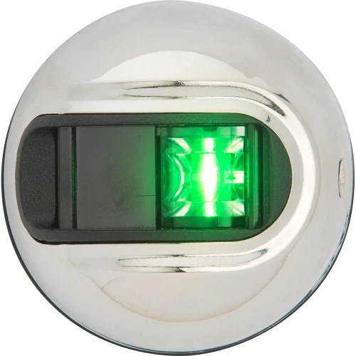 Attwood Marine LED Side Lt-Vert Mount Starboard SS Nv3012SSg-7