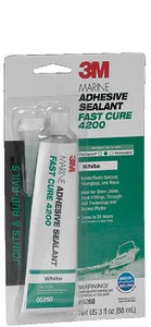 3M Marine - 4200 Fast Cure White - 3 Oz. - 5260