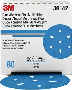 3M Marine - Disc Hookit Blue 6in 80 50/bx - 36172