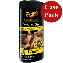 Meguiar's Gold Class™ Rich Leather Cleaner & Conditioner Wipes *Case of 6*