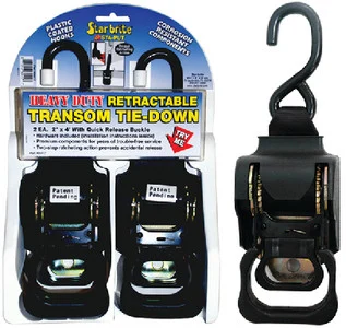 Starbrite - H.d.retractable Tie-down Pr/pk - 60428
