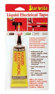 Starbrite - Liq Electric Tape Black 1 Oz - 84154