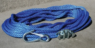 Panther - Anchor Rope 50' W/cleat & Hook - 757000