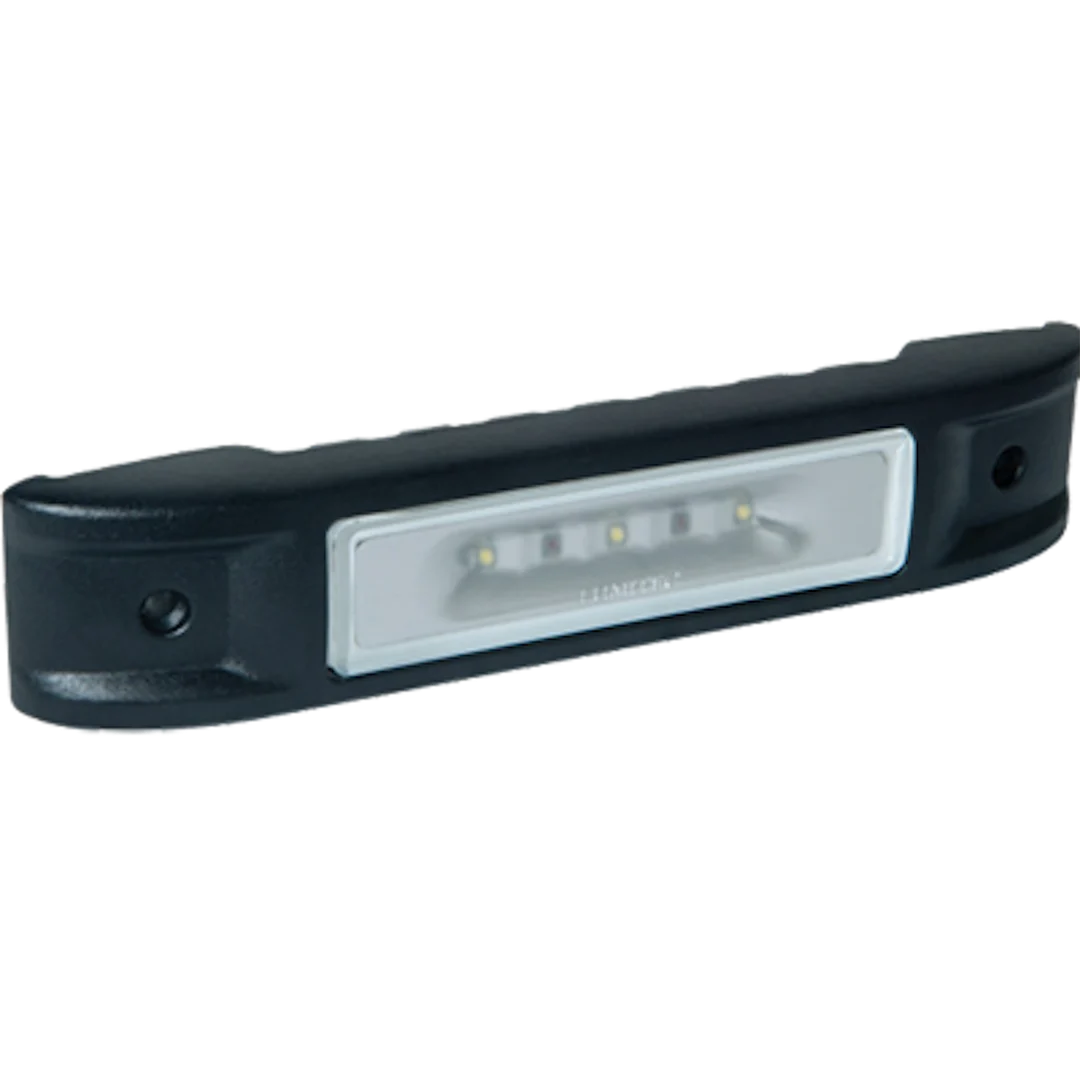 Lumitec Ibiza LED Engine Room Light - Non-Dimming White - Black Finish