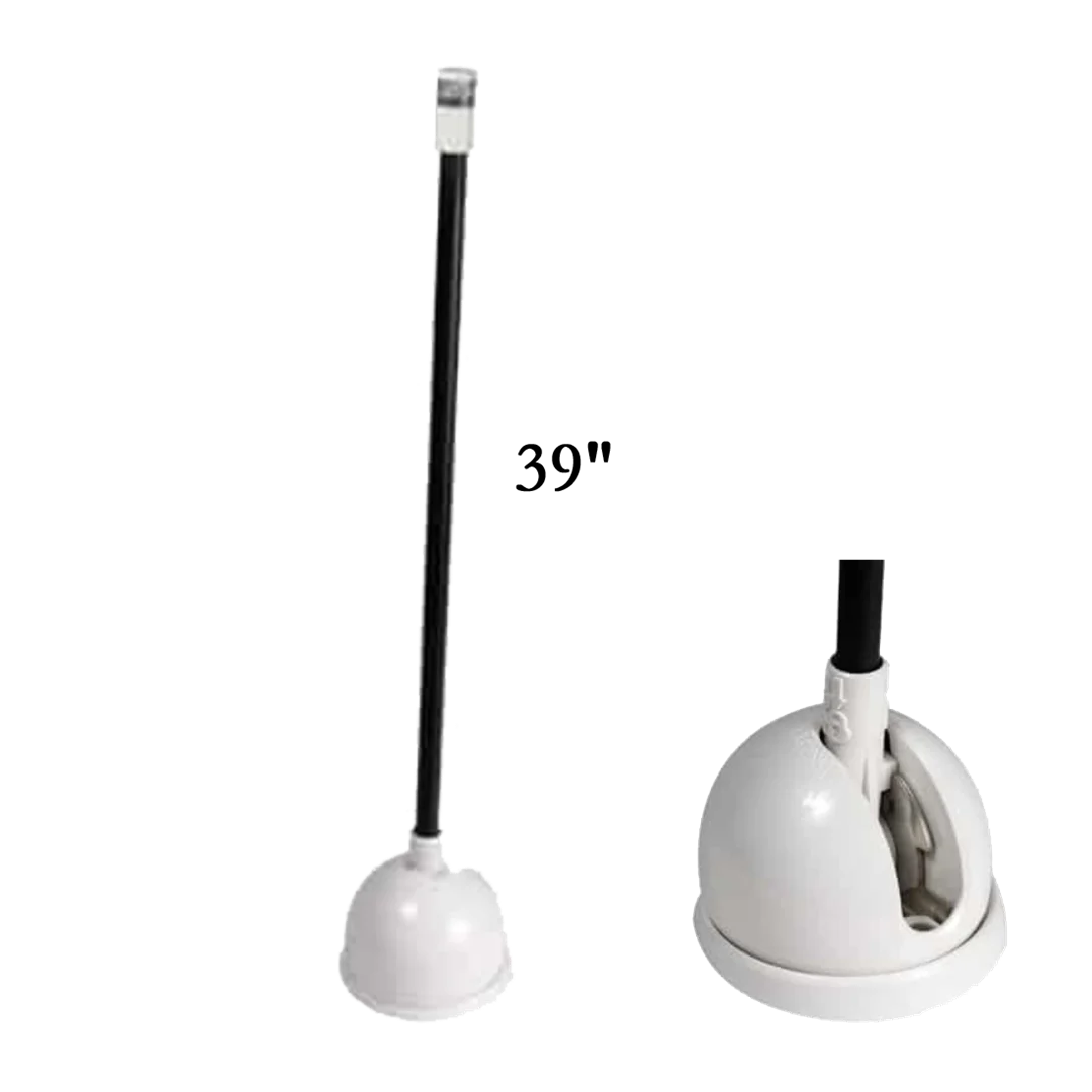 Lumitec Contour Anchor Light - 39" - Black Shaft White Base