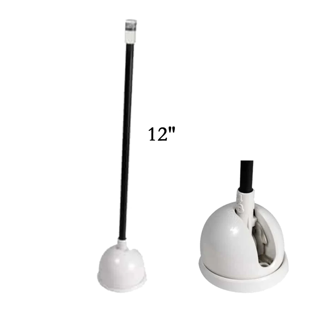 Lumitec Contour Anchor Light - 12" - Black Shaft White Base