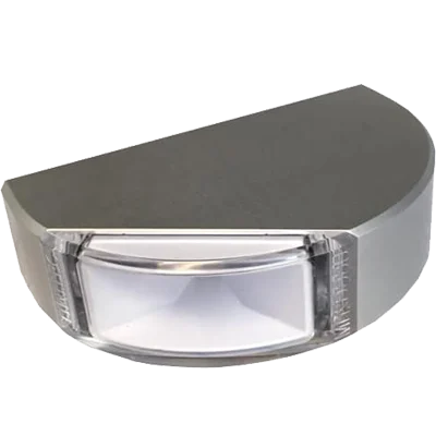 Lumitec Surface Mount Navigation Light - Classic Aluminum - Port Red