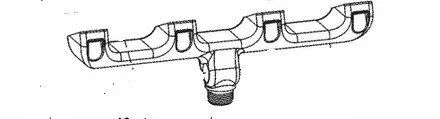 OEM Quicksilver/Mercury Water Rail 862992T 1