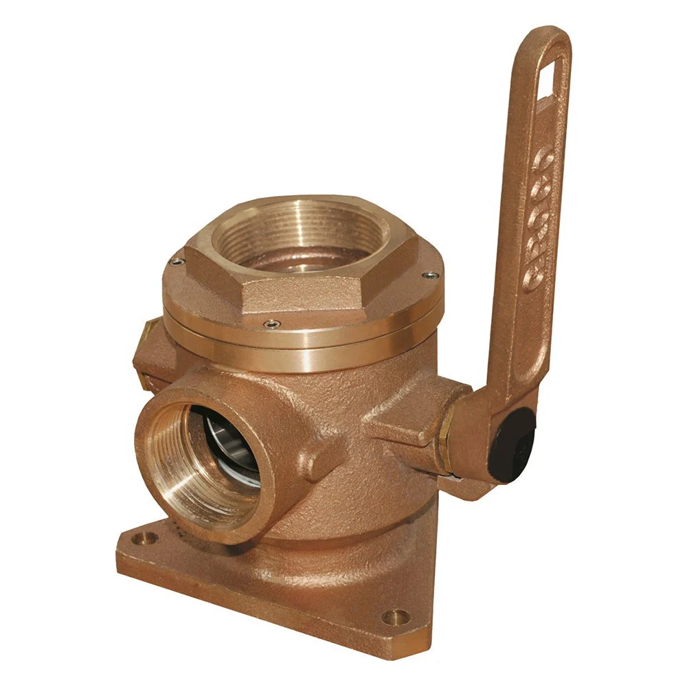 GROCO 2" Safety Seacock w/1-1/2" Side Port