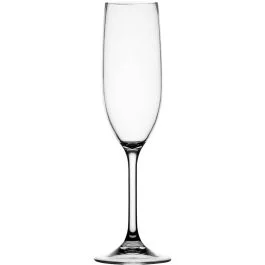 Marine Business Non-Slip Flute Glass Party - CLEAR TRITAN™ - Set of 6