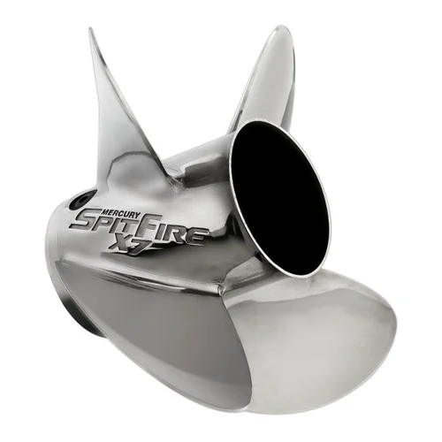 Mercury Spitfire X7 Stainless Steel (12.7" x 19") RH Propeller, 48-8M0055550, 48-8M0151363