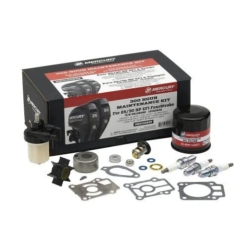 OEM Mercury 300 Hour Maintenance Kit 25 and 30 HP FourStroke 0R106999 and above 8M0120839
