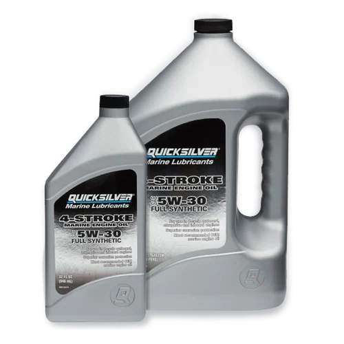 OEM Quicksilver Four Stroke 5W-30 Full Synthetic Marine Engine Oil 8M0148474 8M0148475