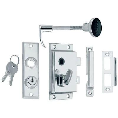 Perko Rim Lock St with Bolt-Box Strike 0918Dp0Chr