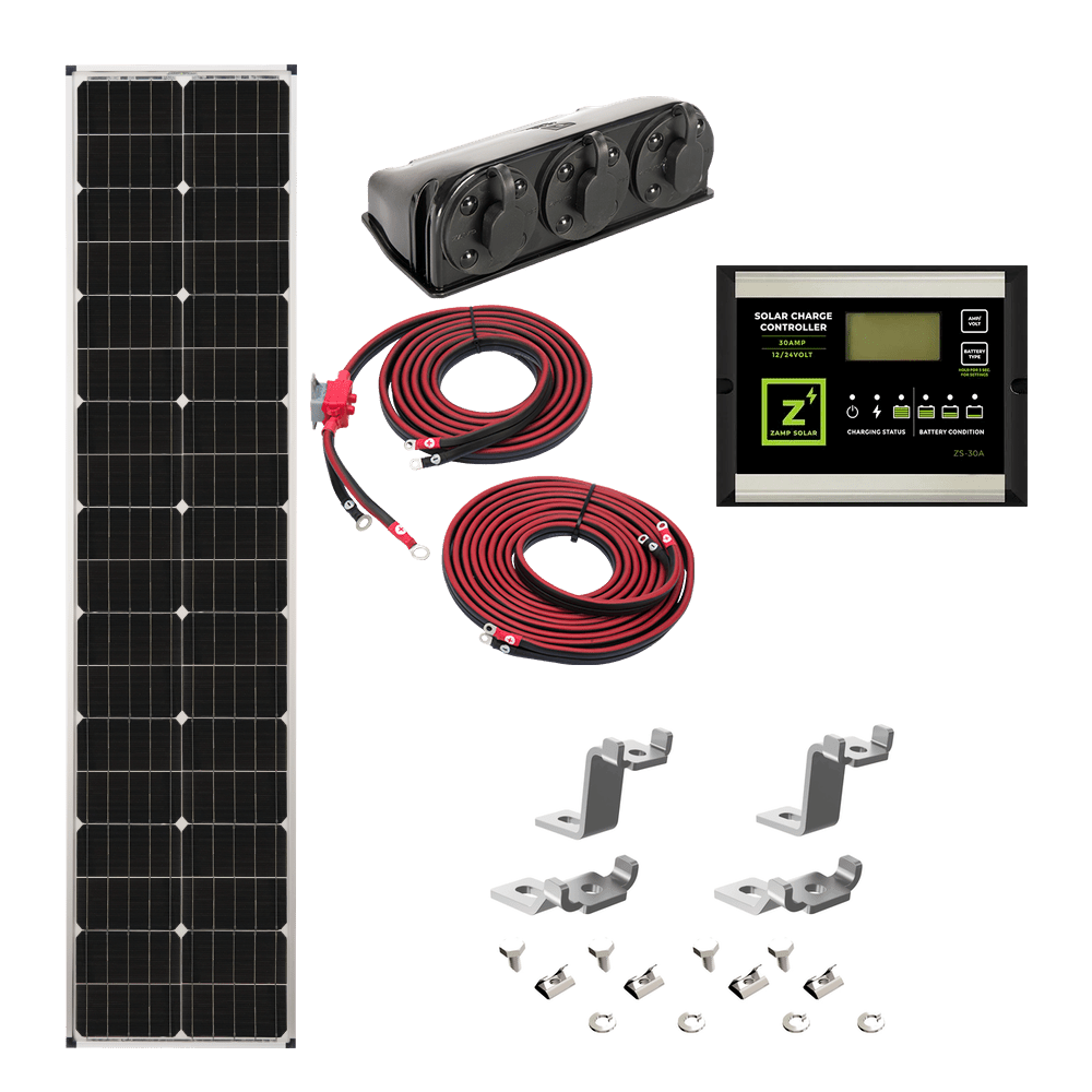Zamp Solar 90 Watt Deluxe Solar Kit – Marine Electrical Replacement Part