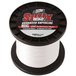 Sufix 832® Advanced Superline® Braid - 15lb - Ghost - 3500 yds