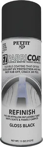 Pettit - Ez Fabricoat Aerosol Flat Blk - 1300220