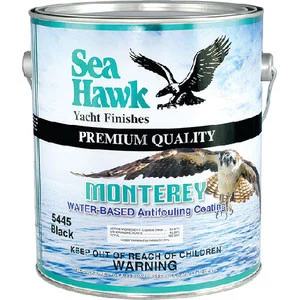 Clearance Seahawk Monterey Water Based Antifouling Paint Dark Blue Quart 5430 5430Qt