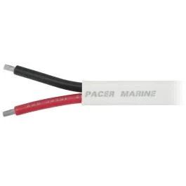 Pacer 16/2 AWG Duplex Cable - Flat Cable - Red/Black - 1,000'