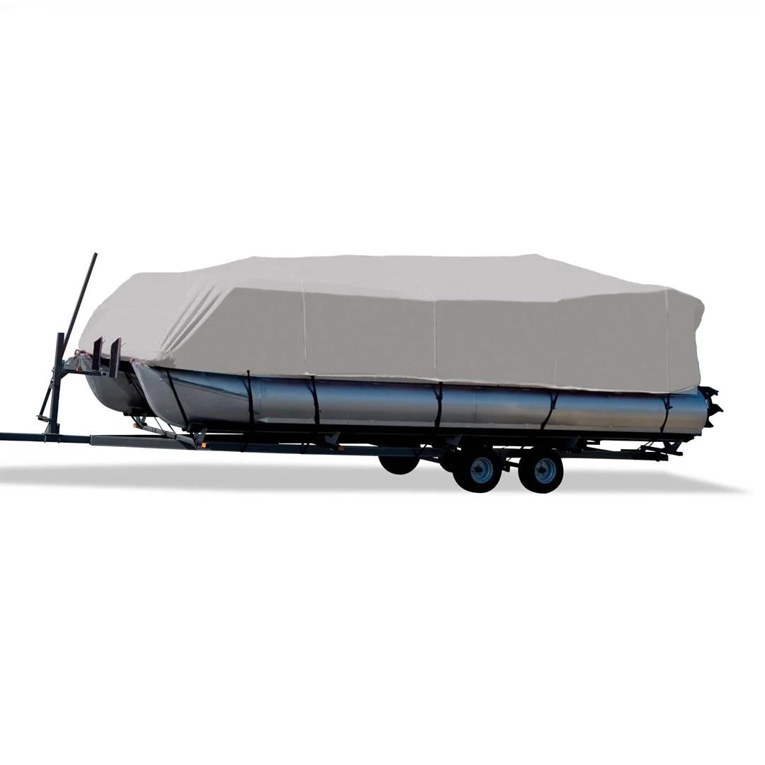 Carver Flex-Fit™ PRO Polyester Size 9 Boat Cover f/Pontoon Boats - Grey